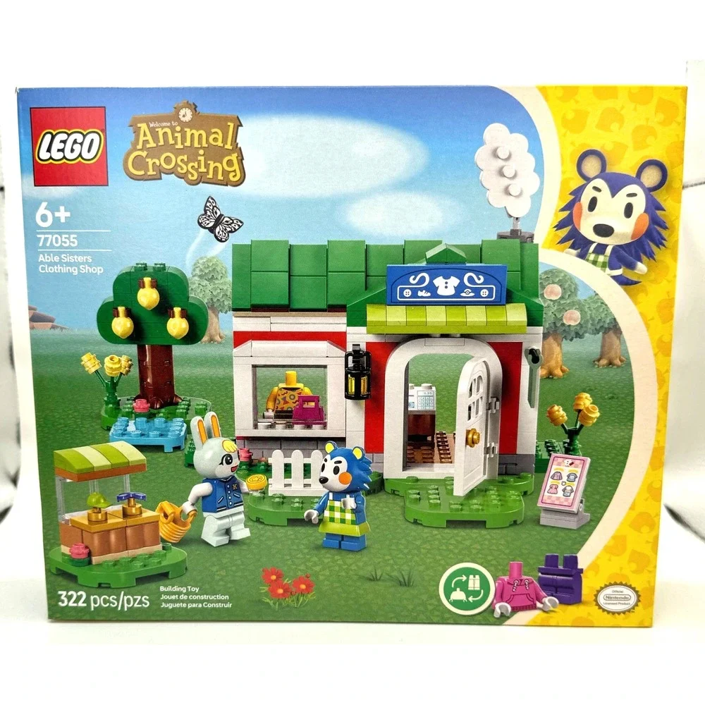 LEGO Animal Crossing 77055 Able Sisters Clothing Shop Toy Building Set New